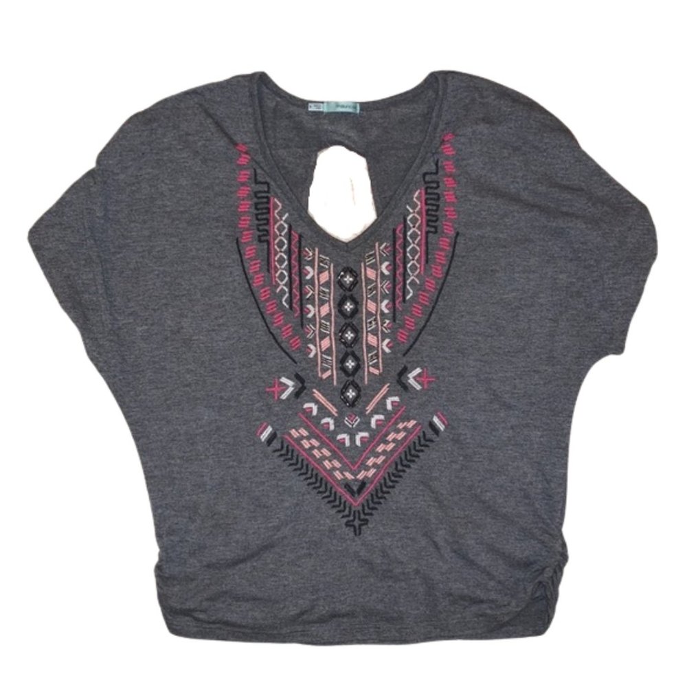 Maurices Embroidered Slouchy Shirt